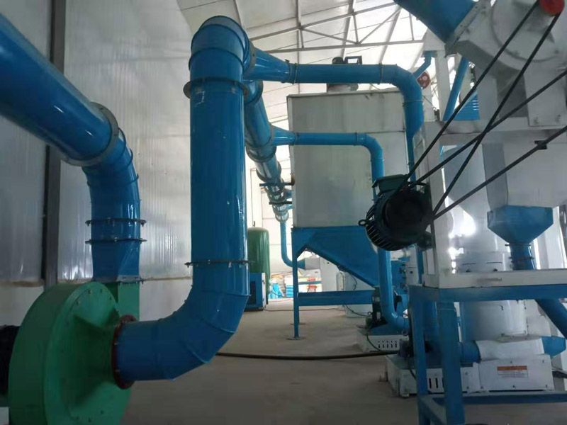 甘肅省張掖市甘州區(qū)黨寨鎮(zhèn)三十里廟NZJ10噸小米成套精加工設備安裝調試完畢